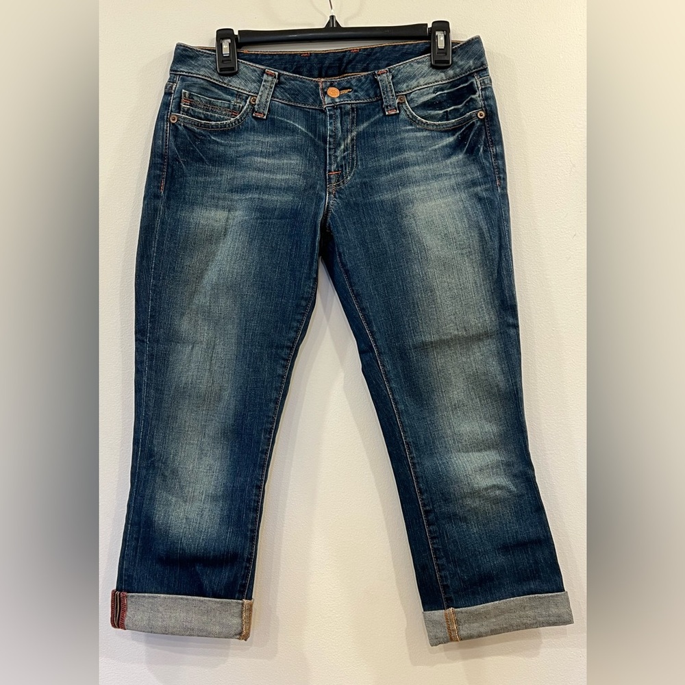 Lucky Brand cropped jeans, size 27